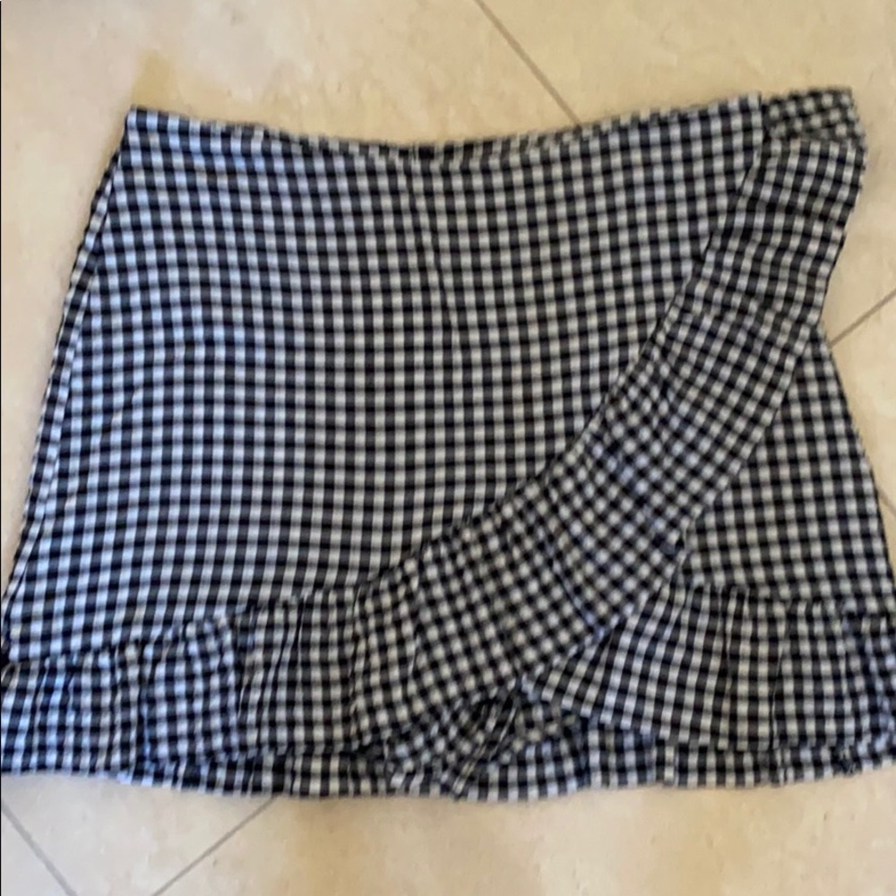 Black and white skirt